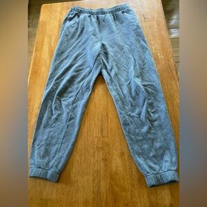 Grey sweatpants, wild fable, worn.